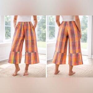 Colorful Striped Women's Culottes Unbranded Size XXL - EUC